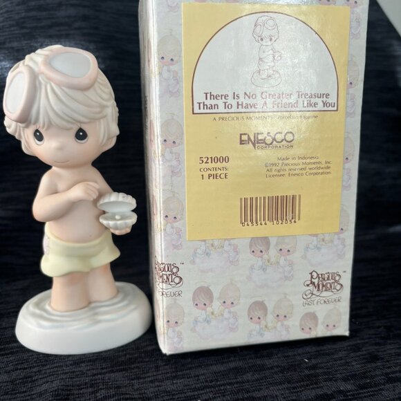 Precious Moments Figurine - No Greater Treasure Than A Friend Like You 521000 - Picture 8 of 10